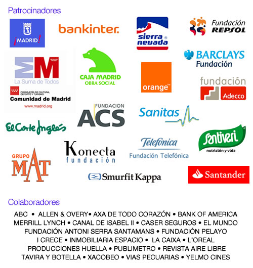 Muchas gracias a nuestros patrocinadores y colaboradores.