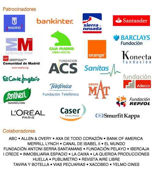 Muchas gracias a nuestros patrocinadores y colaboradores.
