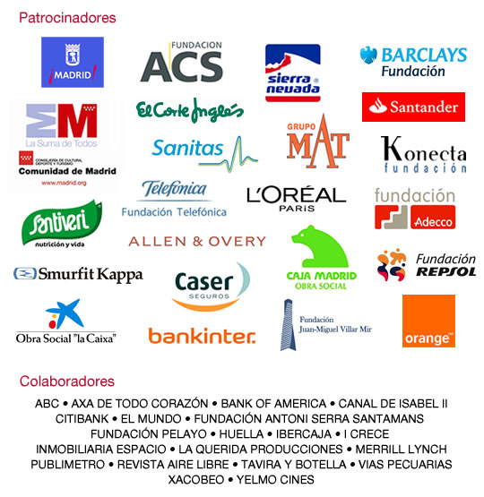 Muchas gracias a nuestros patrocinadores y colaboradores.