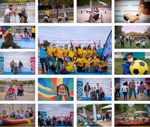 La Fiesta de Otoño volvió a celebrarse en el escenario del Parque Juan Carlos I de Madrid donde personas con y sin discapacidad disfrutaron de multitud de actividades gratuitas de ocio y deporte adaptado.