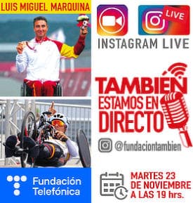 La presencia virtual de la Fundación También ha seguido creciendo con el espacio de entrevistas  Instagram Live, el Taller Deportivo Inclusivo On Line y el programa de videos de entrenamiento DeportivaMente en Casa.
